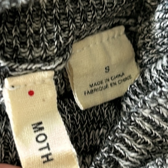 Anthropologie MOTH "Annona" Space Dye Turtleneck Sweater w MEASUREMENTS - Picture 4 of 12